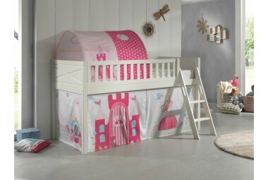 Spielbett Karyl 208x135x114 Kinderbett Massivholz...