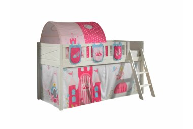 Spielbett Karyl 208x135x114 Kinderbett Massivholz...