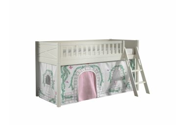 Spielbett Karyl 208x135x114 Kinderbett Massivholz...