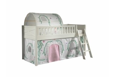 Spielbett Karyl 208x135x114 Kinderbett Massivholz...