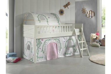 Spielbett Karyl 208x135x114 Kinderbett Massivholz...