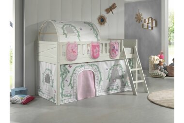 Spielbett Karyl 208x135x114 Kinderbett Massivholz...