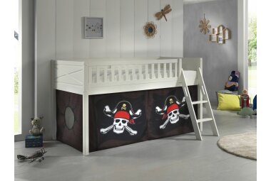 Spielbett Karyl 208x135x114 Kinderbett Massivholz...