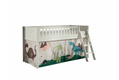 Spielbett Karyl 208x135x114 Kinderbett Massivholz...