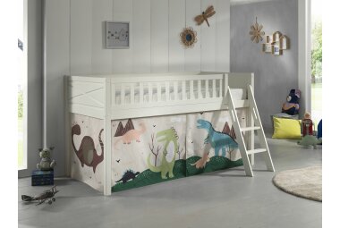 Spielbett Karyl 208x135x114 Kinderbett Massivholz...