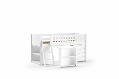 Spielbett Karyl 208x135x114 Kinderbett Hochbett...