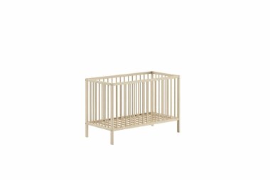 Babybett Kara-lynn 124x65x84 Gitterbett Massivholz Buche...