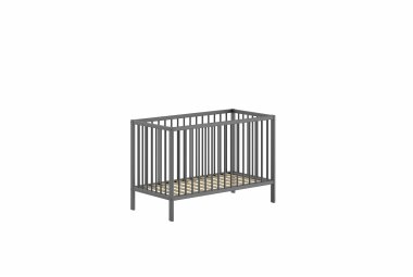 Babybett Kara-lynn 124x65x84 Wiege Massivholz Buche...