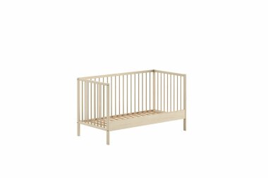 Babybett Kara-lynn 144x76x84 Gitterbett Massivholz Buche...