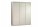 Kleiderschrank Karima 166x57x205 Kinderzimmerschrank MDF Weiß 17056