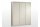 Kleiderschrank Karima 166x57x205 Kinderzimmerschrank MDF Weiß 17056