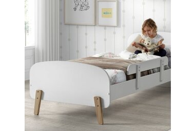 Absturzschutz Karilynn 91x6x25 Fallschutz MDF Weiß...