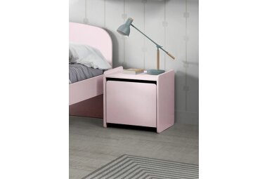 Nachtkonsole Karilynn 40x36x41 Nachtkommode MDF rosa 17135