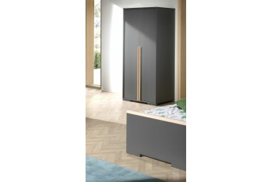 Kleiderschrank Kariotta 99x56x195 Holzwerkstoff...