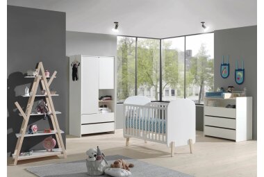 Babyzimmer Set Karilynn 129x68x94 Massivholz+MDF...