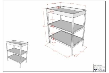 Wickelregal Kara-lynn 79x50x95 Massivholz Buche Natur 17881